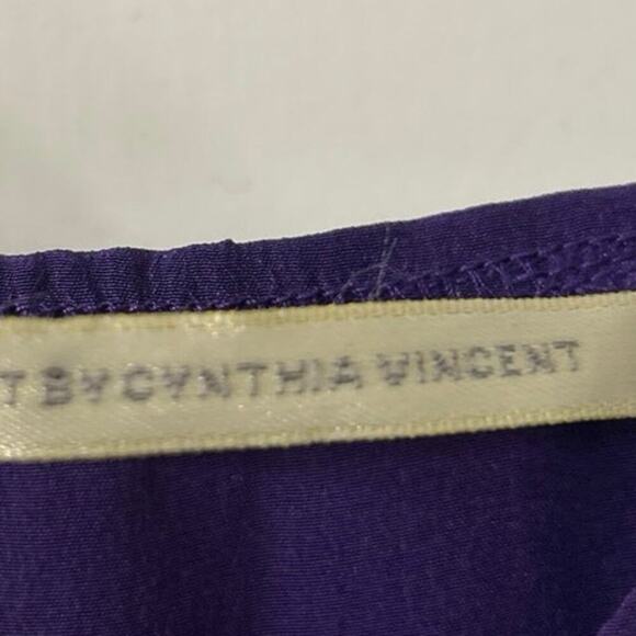 Twelfth Street By Cynthia Vincent Y2K Silk Slip Dress Purple Jewel Tone Small - Picture 9 of 11